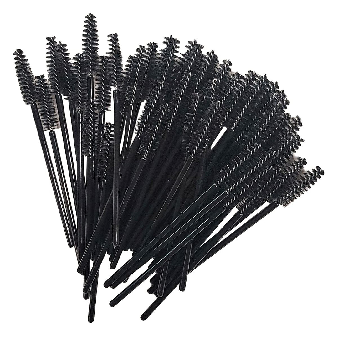 100pcs Disposable Mascara Brush Applicator 2pack(50pcs )- Various Colors - Amber Lash
