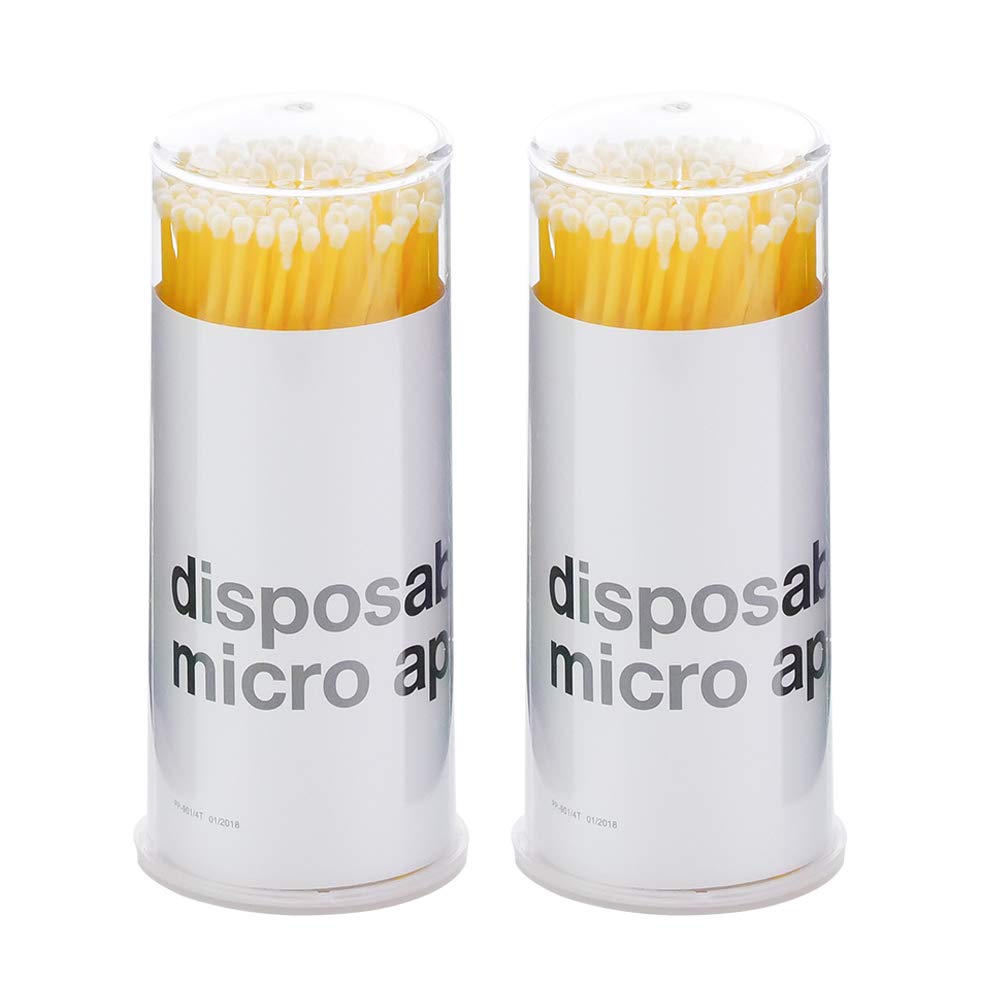 qtip 200pcs yellow microbrush