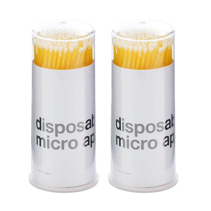 qtip 200pcs yellow microbrush