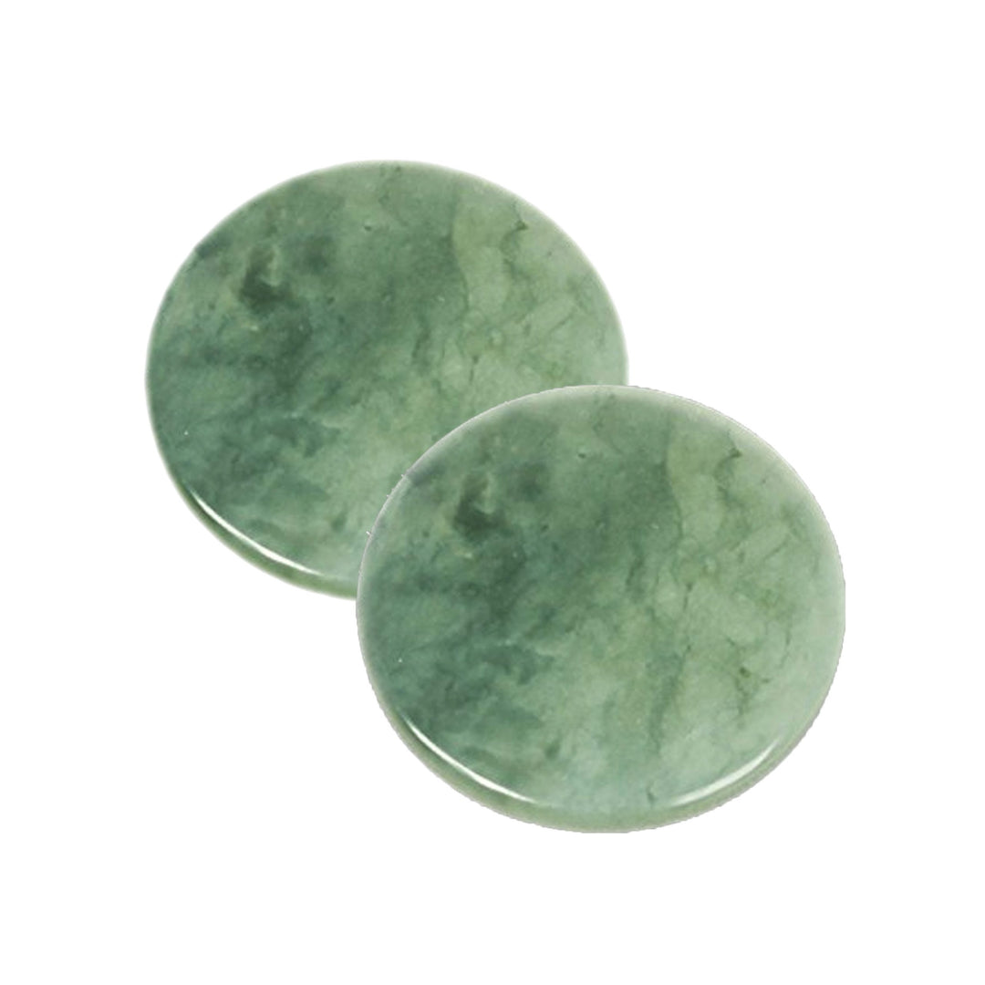 2 pcs Wide Jade Stone Glue Pallet - Amber Lash