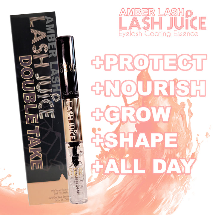 Lash Juice -Eyelash Coating Sealant-DOUBLE TAKE - Amber Lash