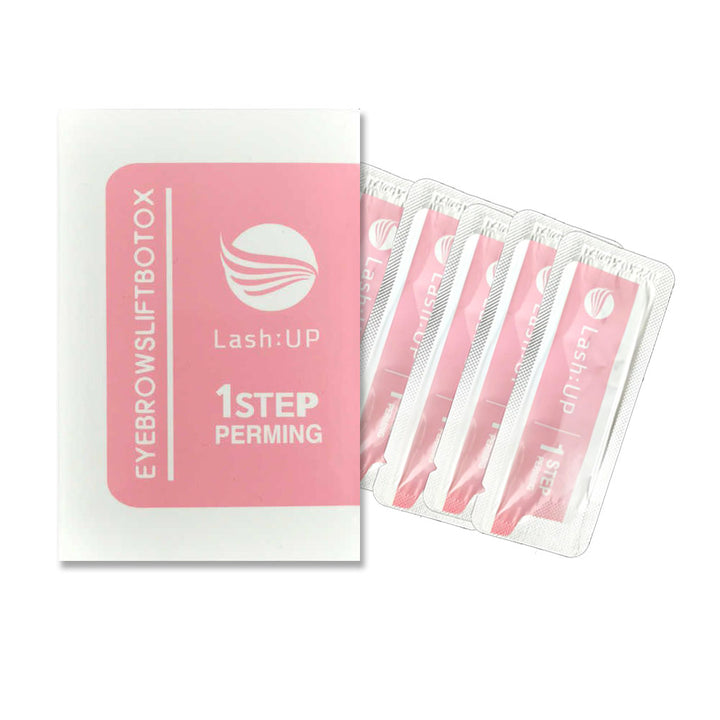 Lash:UP Eyelash Perm and Brow Lift - Individual Steps 1 to 3 - Amber Lash