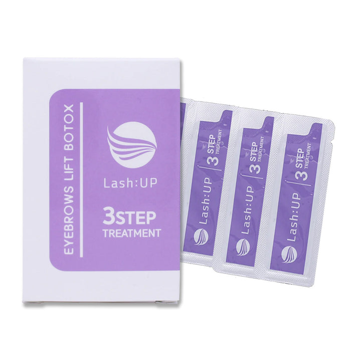 Lash:UP Eyelash Perm and Brow Lift - Individual Steps 1 to 3 - Amber Lash