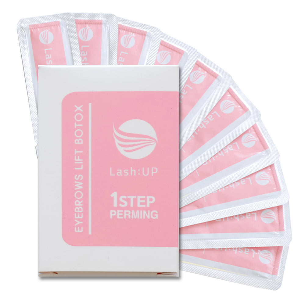 Lash:UP Eyelash Perm and Brow Lift - Individual Steps 1 to 3 - Amber Lash