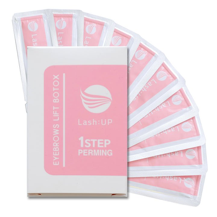 Lash:UP Eyelash Perm and Brow Lift - Individual Steps 1 to 3 - Amber Lash