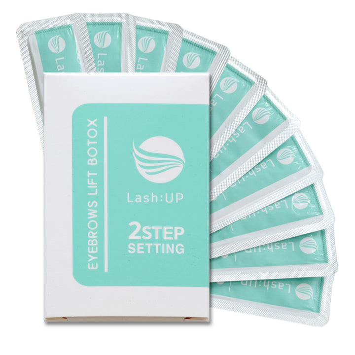 Lash:UP Eyelash Perm and Brow Lift - Individual Steps 1 to 3 - Amber Lash