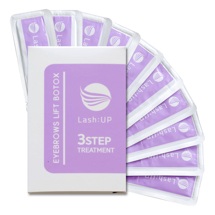 Lash:UP Eyelash Perm and Brow Lift - Individual Steps 1 to 3 - Amber Lash