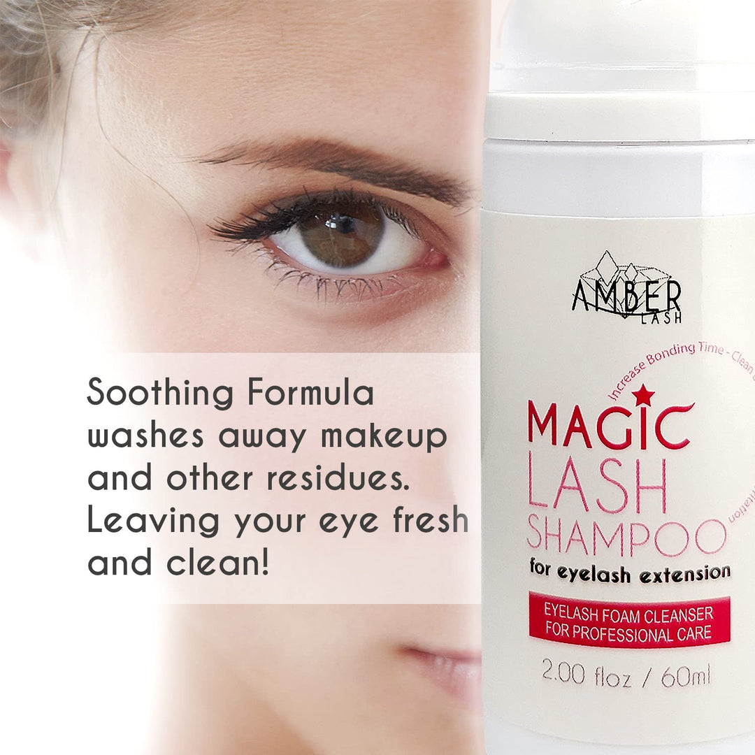 Magic Lash Shampoo for Eyelash Extension - Amber Lash
