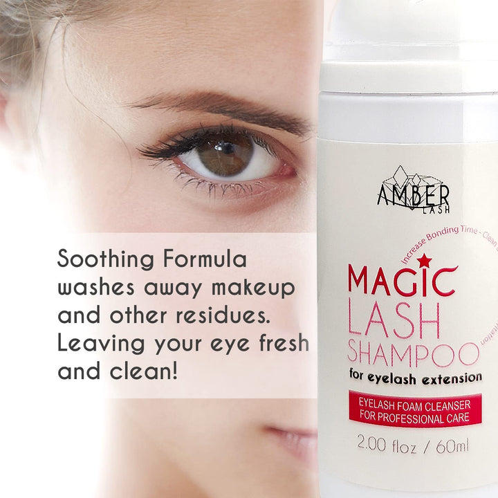 Magic Lash Shampoo for Eyelash Extension - Amber Lash