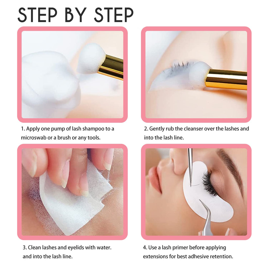 Magic Lash Shampoo for Eyelash Extension - Amber Lash