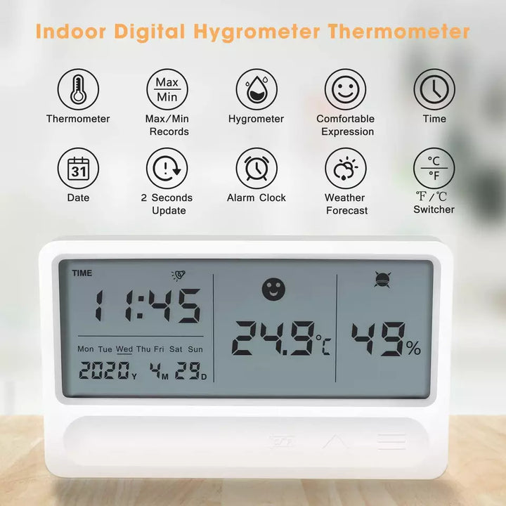 Multi-Function Hygrometer for Eyelash Extension 