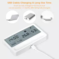 Multi-Function Hygrometer for Eyelash Extension 
