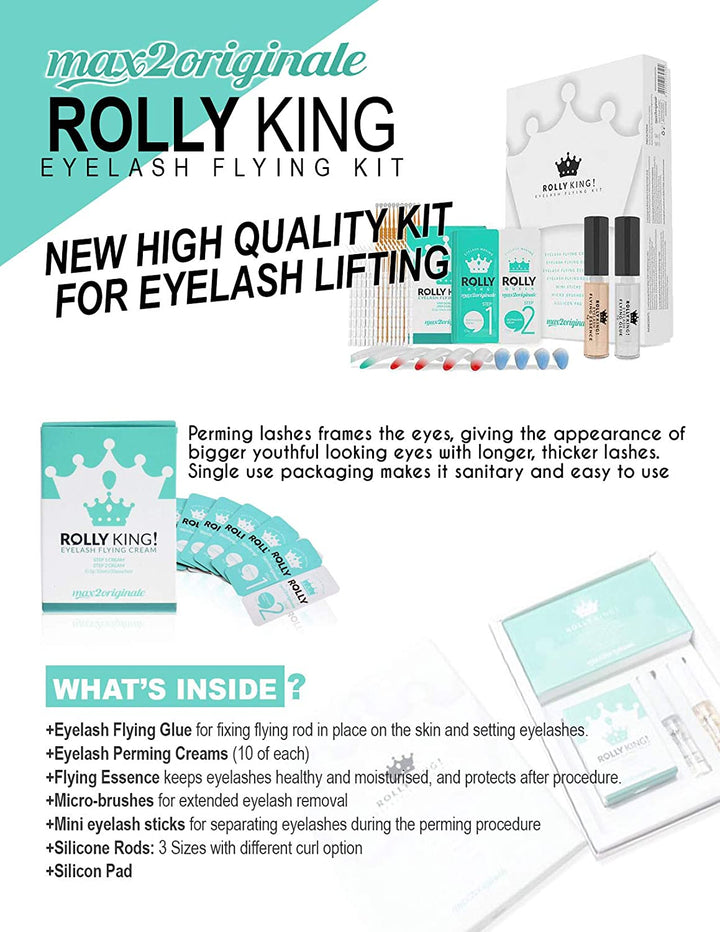 rolly king eyelash perm step