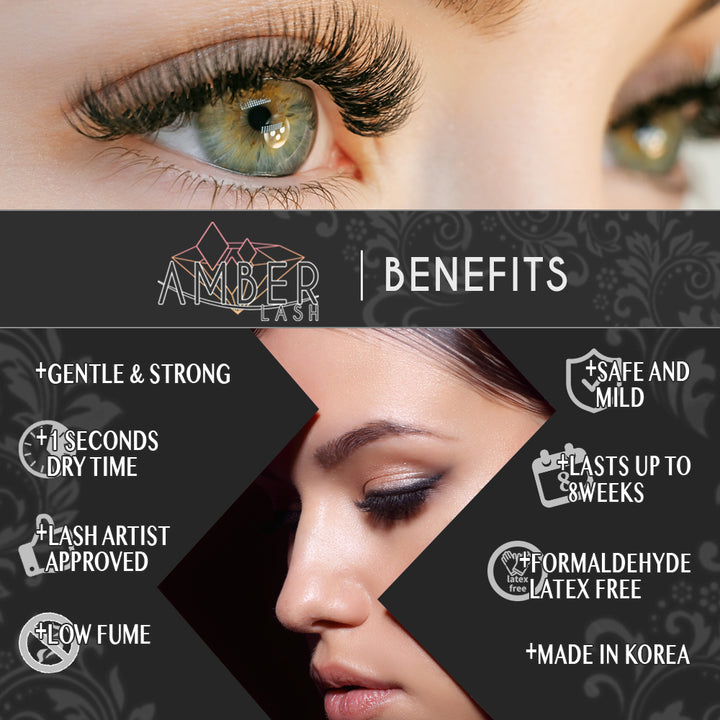 Amber Lash S Glue for Eyelash Extension - Amber Lash