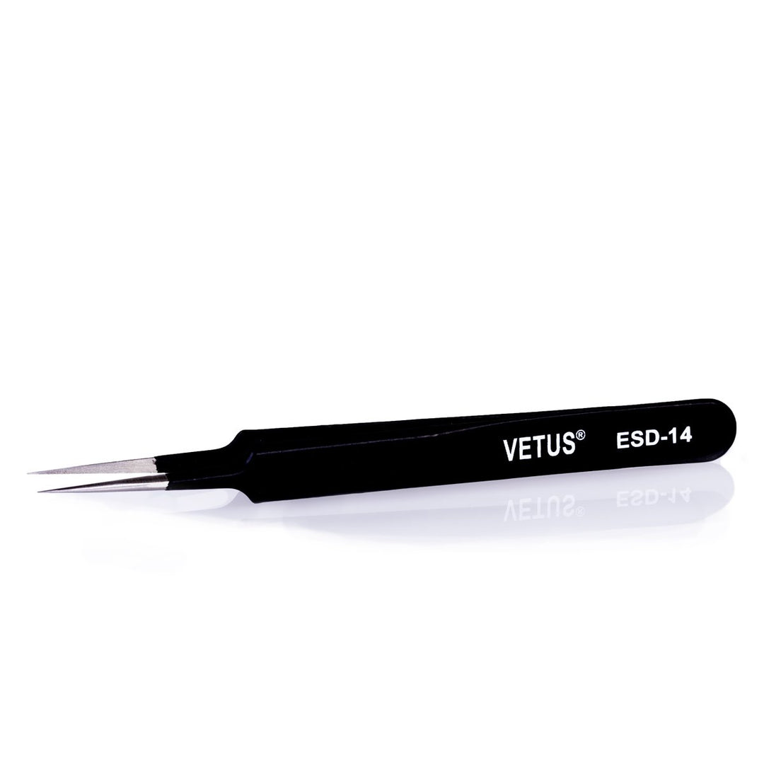 Vetus Volume Tweezers ESD Series - Amber Lash