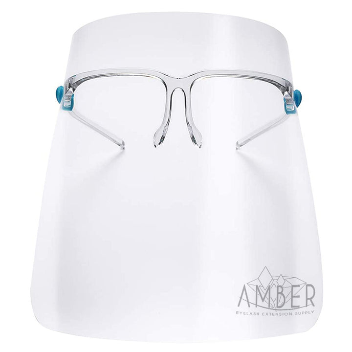 Clear Plastic Face Shield - Anti-Dust Reusable - Amber Lash