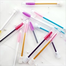 Colored Mascara Brush with Case(10pc) - Amber Lash