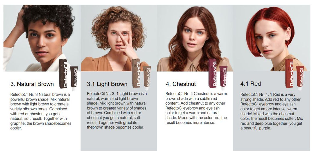 & Eyebrow Cream Hair Dye Tint – Amber Lash