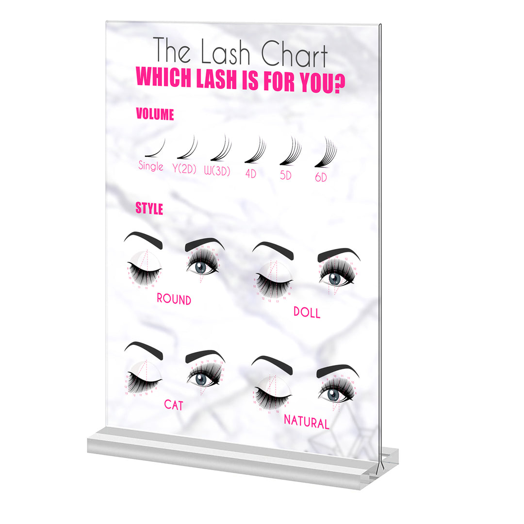 The Eyelash Chart by Amber Lash - Amber Lash