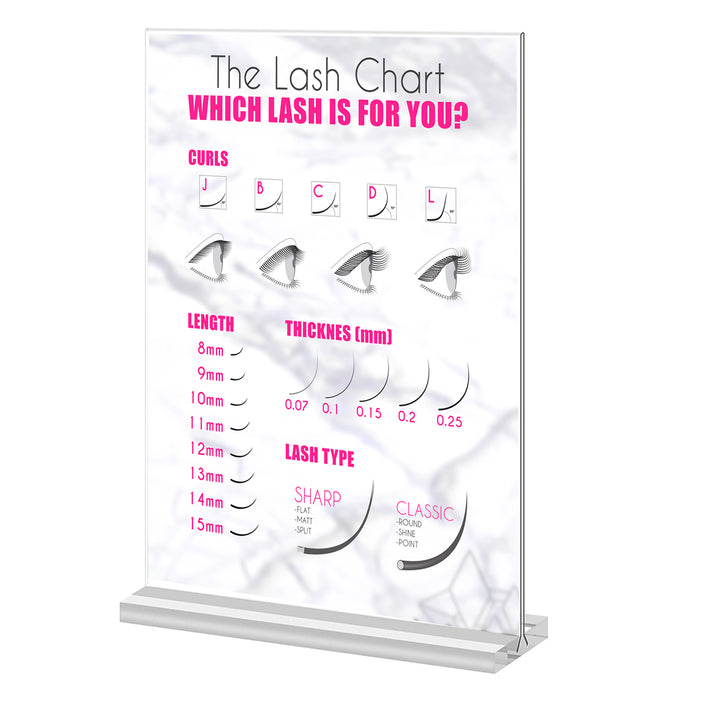 The Eyelash Chart by Amber Lash - Amber Lash