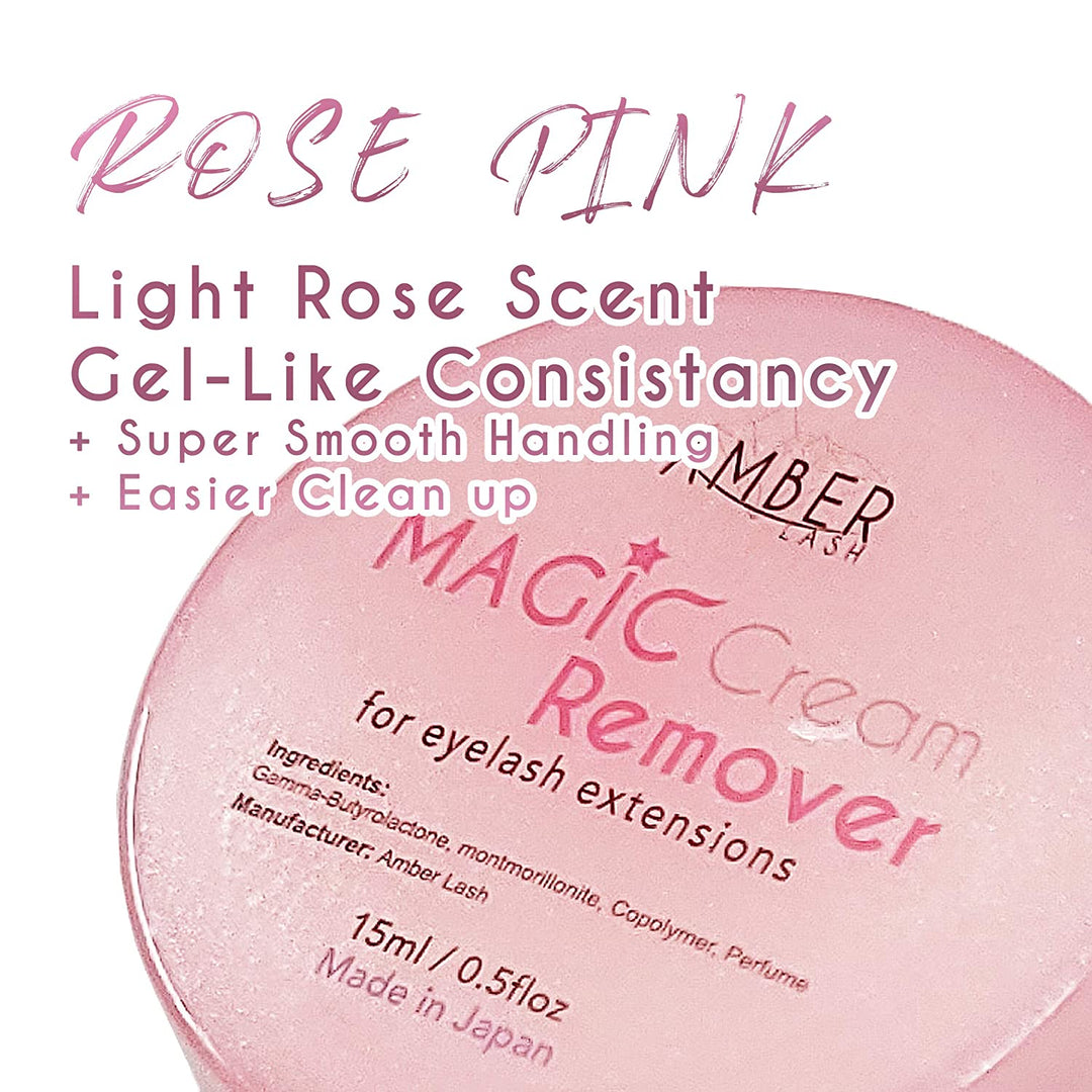 Amber Lash Magic Cream Remover - Rose Pink - Amber Lash