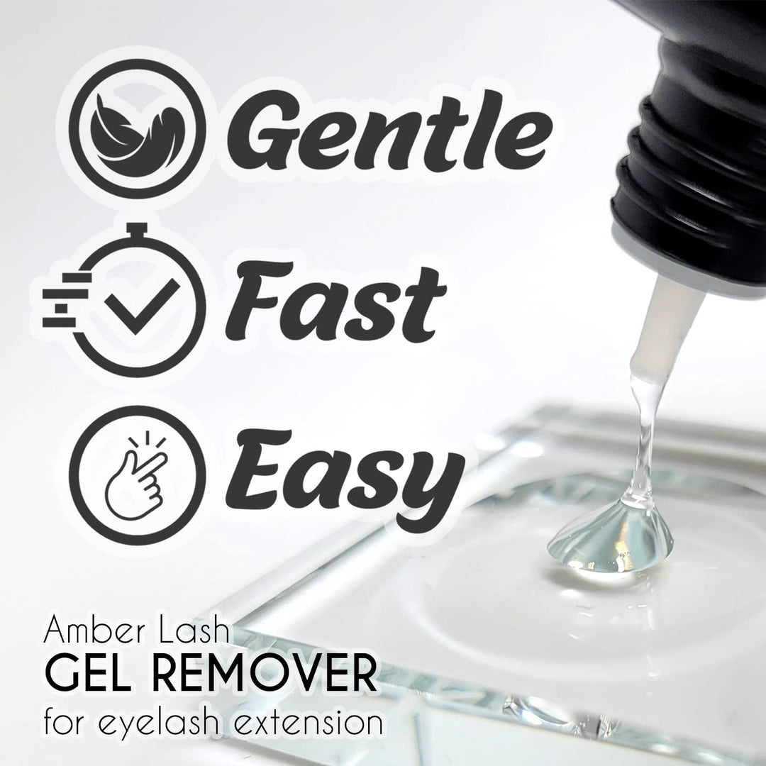 AMBER LASH Magic Glue+ Lash Primer + Gel Remover Set