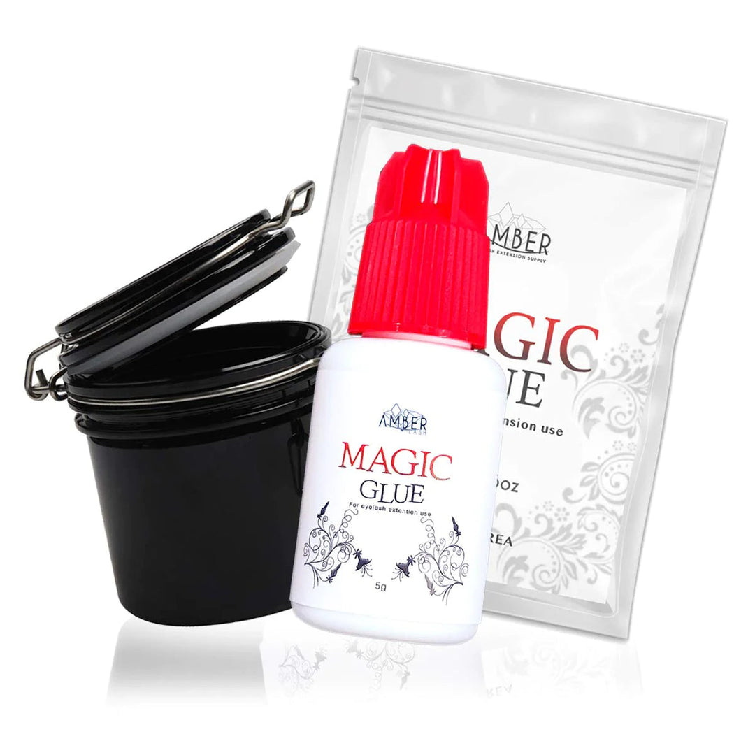 Amber Lash Magic Glue and Glue Storage Tank Combo