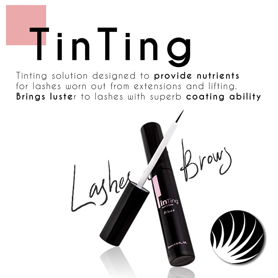 Lashes and Brows TinTing, Color Tint Coating for Eyelashes - Amber Lash
