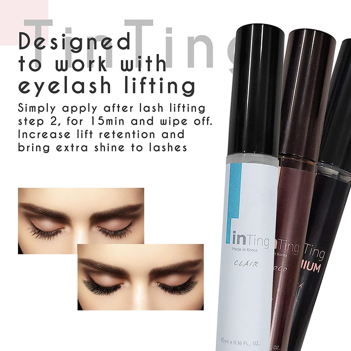 Lashes and Brows TinTing, Color Tint Coating for Eyelashes - Amber Lash